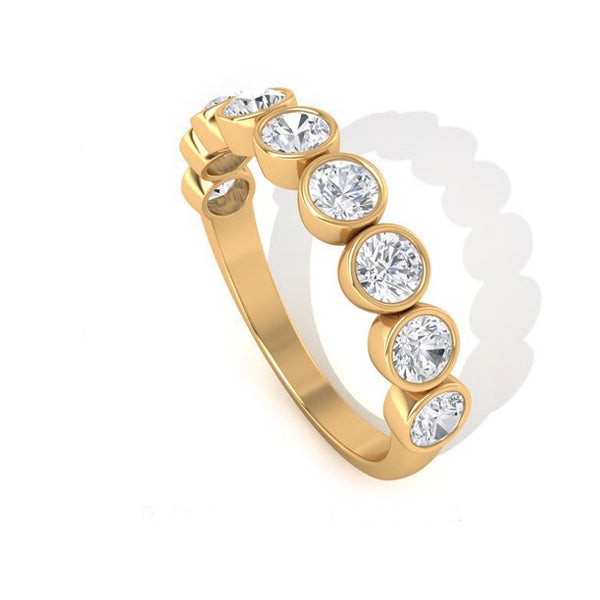 Eternity - Zircon Ring (Gold Plated - 925 Sterling Silver)