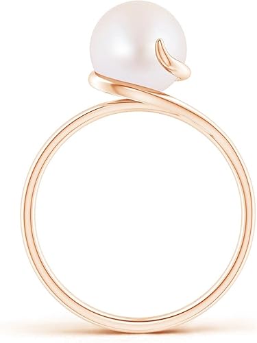 Luxe - Pearl Ring (Rose Gold Colour - 925 Sterling Silver)