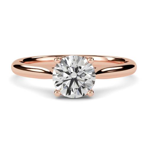 Blossom - Diamond Ring (Gold Plated Colour - 925 Sterling Silver)