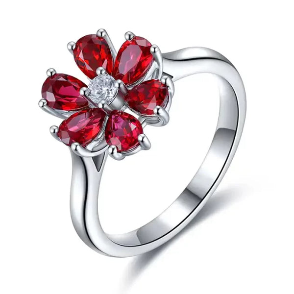 Cluster - Ruby Ring